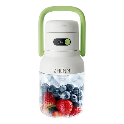 ZHENMI BPA-Free Cordless Blender Portable Juicer 33oz