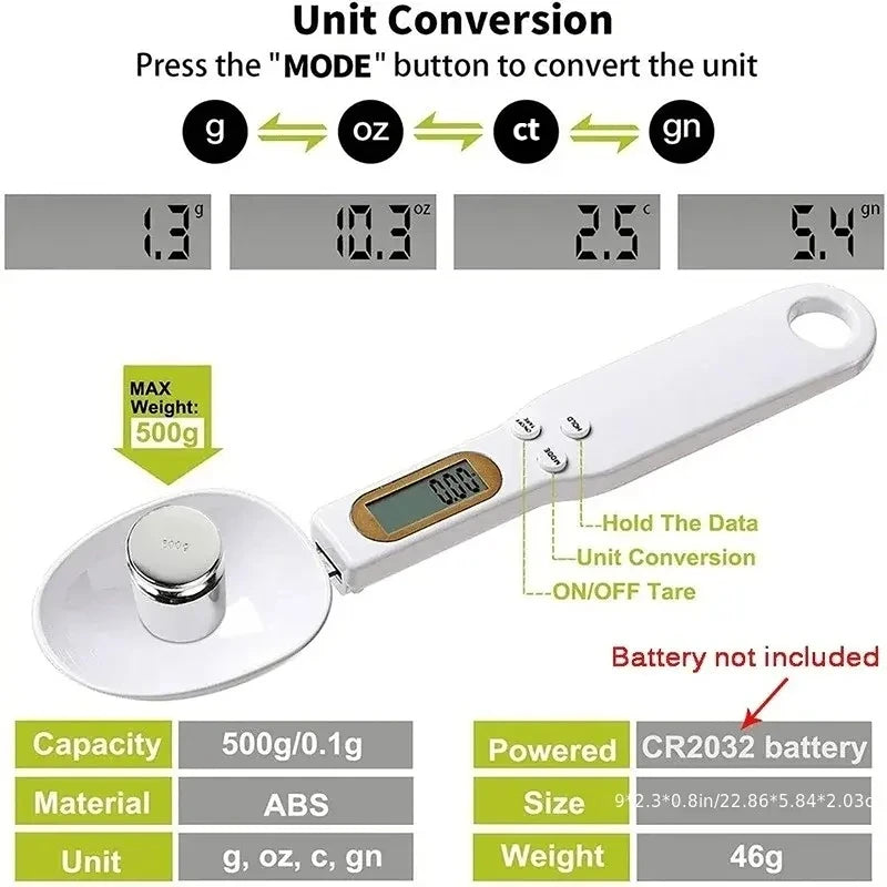 Portable Digital Weighing Spoon