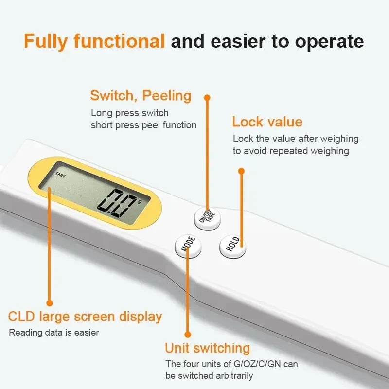 Portable Digital Weighing Spoon