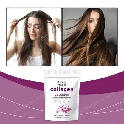 Micro Ingredients Multi Collagen Peptides Powder, 8oz