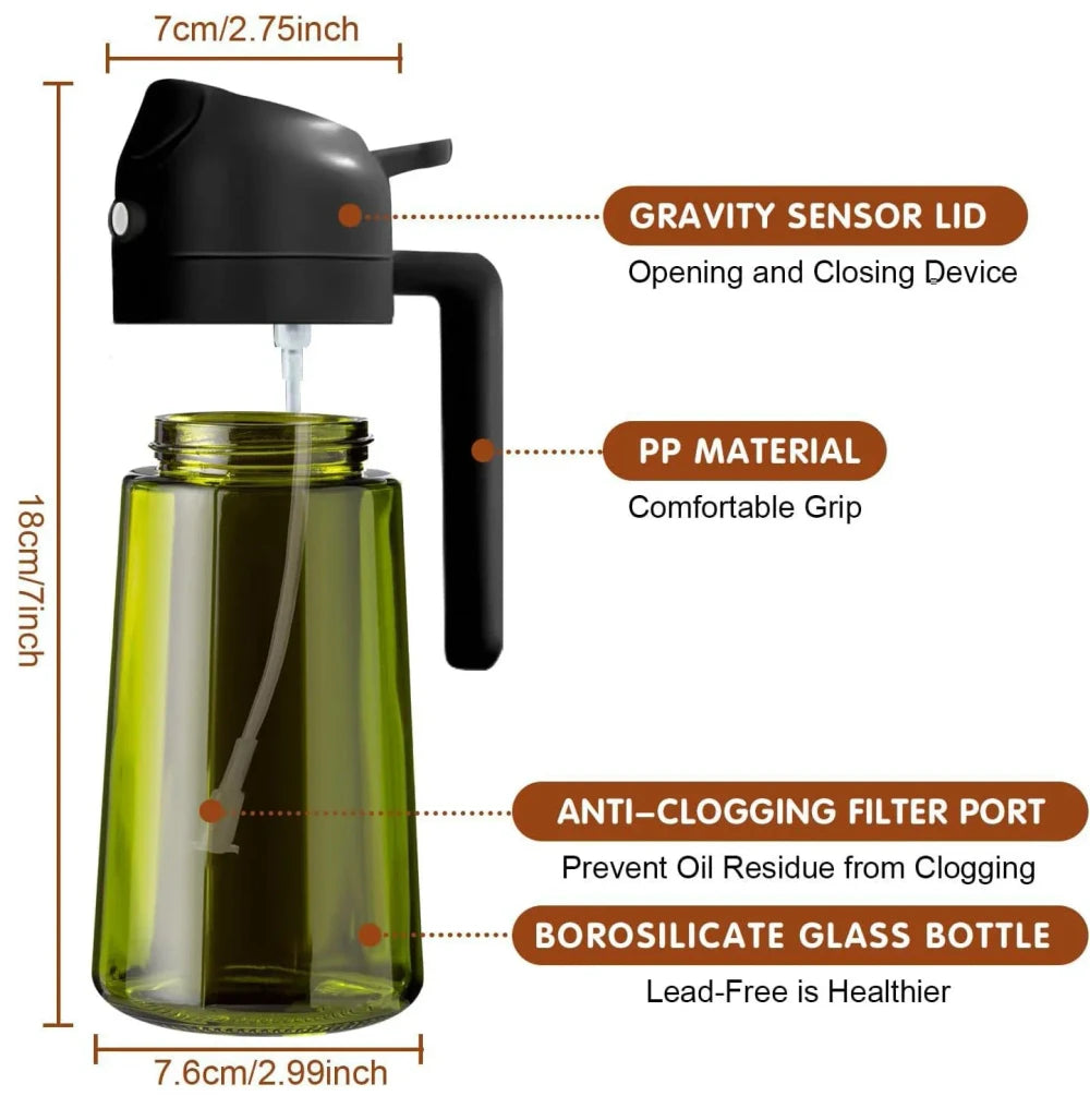 2-in-1 Oil Sprayer Bottle