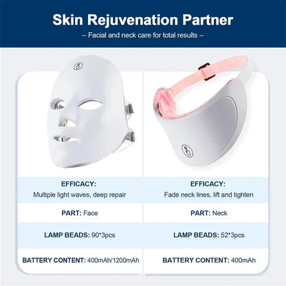 7 Color LED Facial Mask