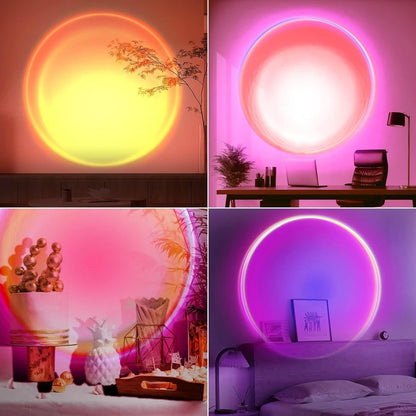 16 Color Sunset Projector