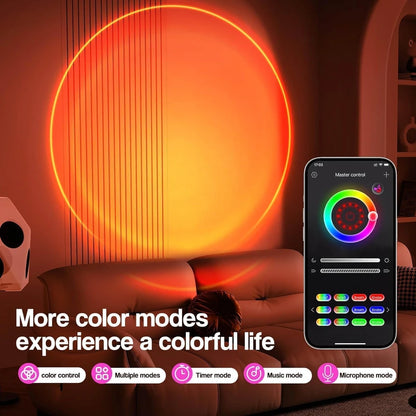 16 Color Sunset Projector