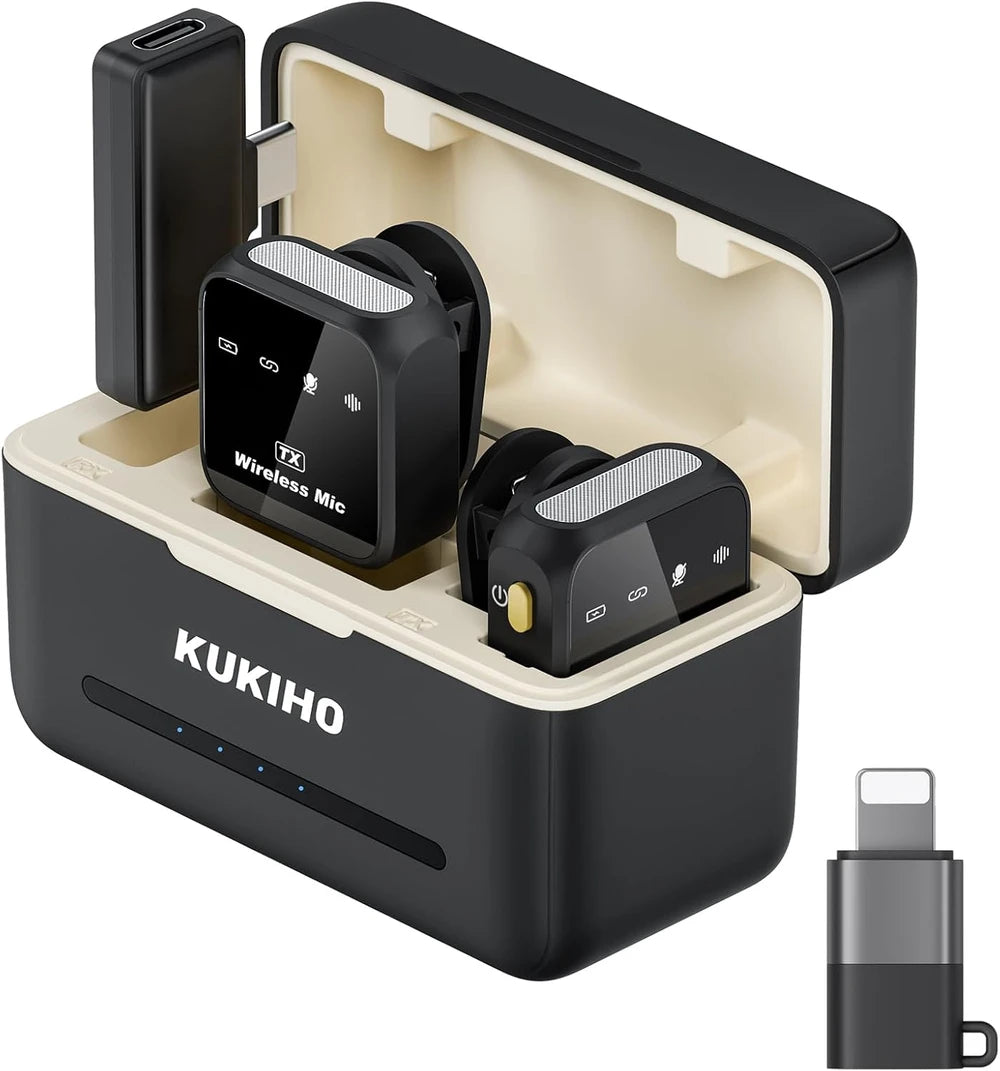 Wireless Lavalier Microphone Set