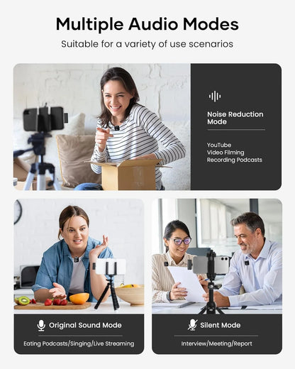 Wireless Lavalier Microphone Set