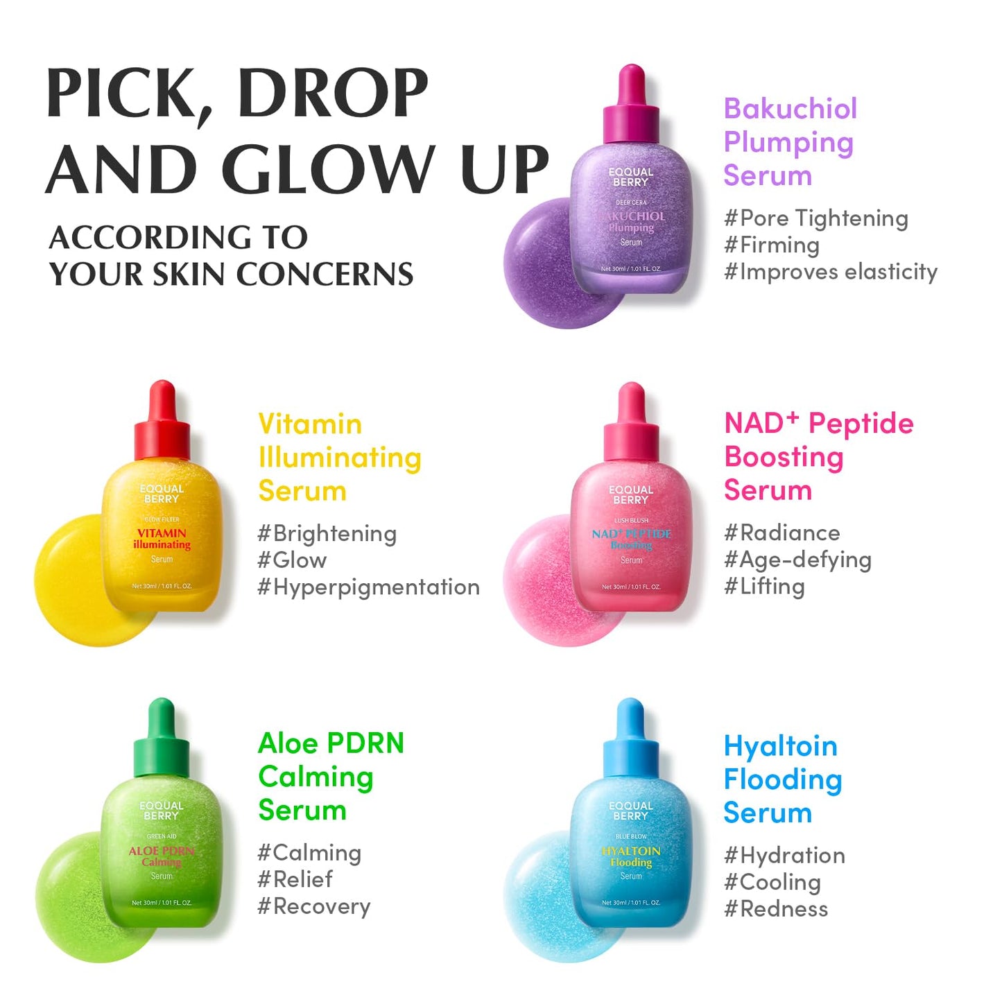 EQQUALBERRY NAD+ Peptide Boosting Serum