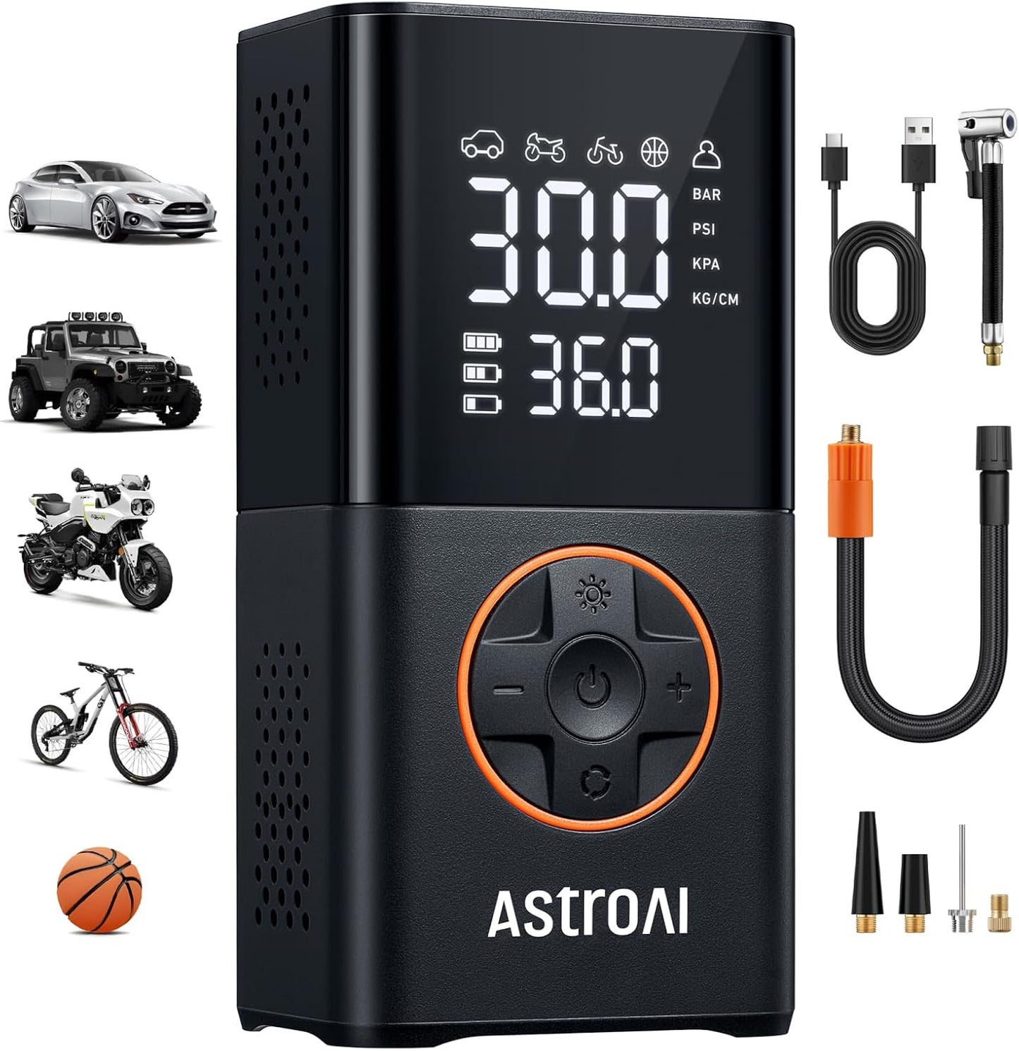 Compact Cordless Tire Inflator