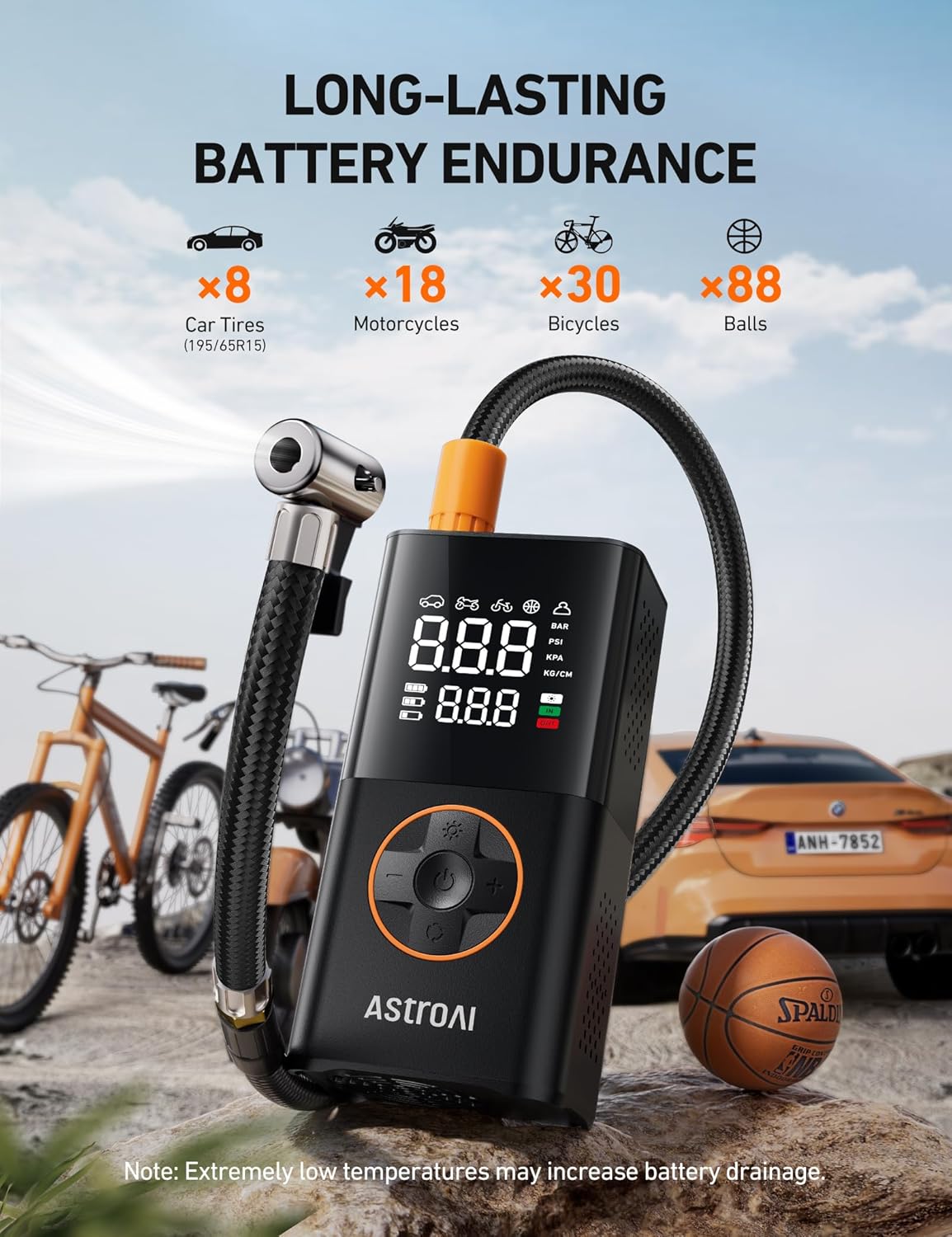 Compact Cordless Tire Inflator