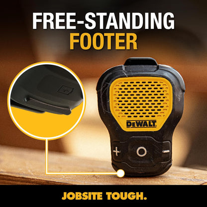 DEWALT Clip-On Bluetooth Speaker