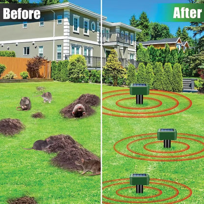 mole repellent solar powered